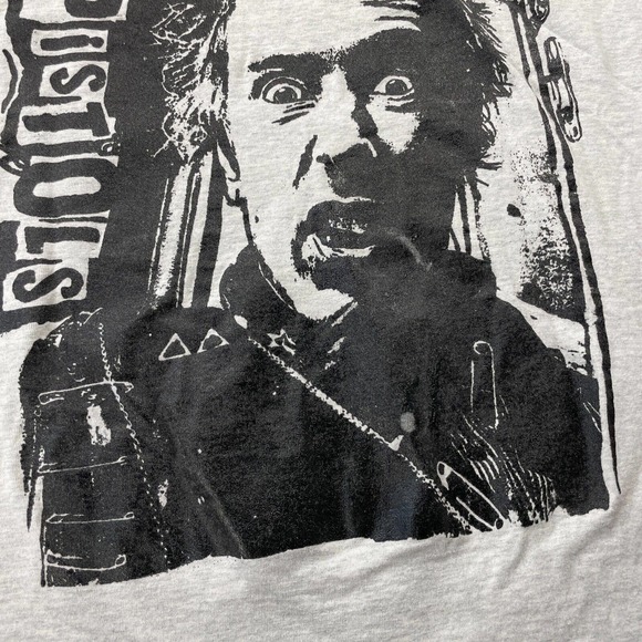 Vintage 90s Sex Pistols Filthy Lucre Tour Nevermind Johnny Rotten AOP Tee Large - Picture 11 of 13
